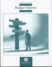 Cover of: Budget Options | Congressional Budget Office (U.S.)