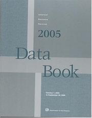 Cover of: Internal Revenue Service Data Book, 2005