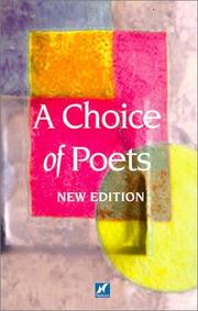 Cover of: A Choice of Poets