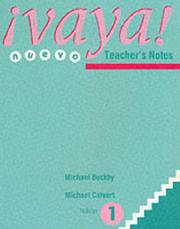 Cover of: Vaya! Stage 1 Teachers Resource Book (Vaya)