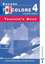 Cover of: Encore Tricolore 4 by Heather Mascie-taylor, Sylvia Honnor