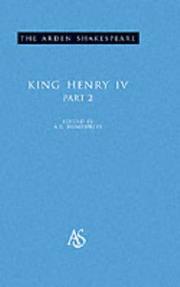 Cover of: King Henry IV (Arden Shakespeare Second) by William Shakespeare