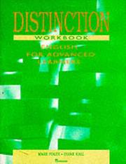 Cover of: Distinction by Mark Foley, Diane Hall