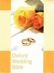 Cover of: The Oxford Wedding Bible, KJV