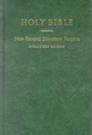 Cover of: New Revised Standard Version Bible: Anglicized Edition (Bible Nrsv)