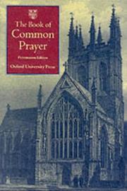 Cover of: The Book of Common Prayer (Prayer Book)
