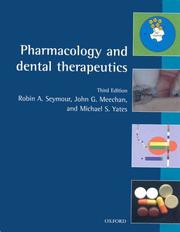 Cover of: Pharmacology and Dental Therapeutics | Robin A. Seymour