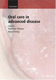 Cover of: Oral Care in Advanced Disease