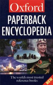 Cover of: Oxford Paperback Encyclopedia (Oxford Paperback Reference)