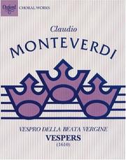 Cover of: Vespro Della Beata Vergine =: Vespers (1610) (Oxford Choral Works)