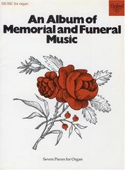 Cover of: An Album of Memorial and Funeral Music