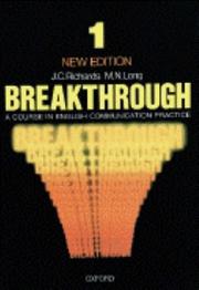 Cover of: Breakthrough
