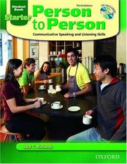 Cover of: Person to Person: Audio CD