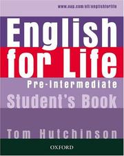 Cover of: English for Life Pre-intermediate: Student's Book