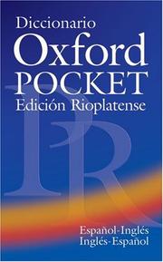 Cover of: Diccionario Oxford Pocket Para Estudiantes De Ingles Edicion Rioplatense