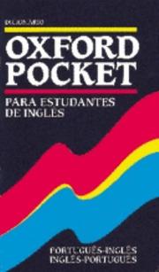 Cover of: Dicionario Oxford Pocket Para Estudantes De Ingles (Dictionary)