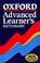 Cover of: Oxford Advanced Learner's Dictionary of Current English (Dictionary)