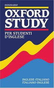 Cover of: Dizionario Oxford Study Per Studenti D'Inglese