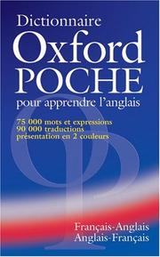 Cover of: Dictionnaire Oxford Poche by Colin McIntosh