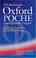 Cover of: Dictionnaire Oxford Poche