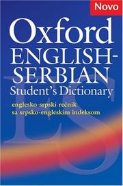 Oxford English-Serbian student's dictionary