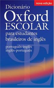 Cover of: Dicionario Oxford Escolar Para Estudantes Brasileiros De Ingles