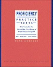 Cover of: Proficiency Practice Tests by Mark Harrison, Rosalie Kerr