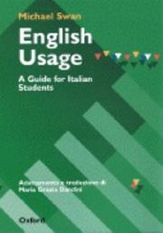 Cover of: English Usage: a Guide for Italian Students