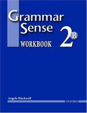 Cover of: Grammar Sense 2: Workbook 2 Volume B (Grammar Sense)