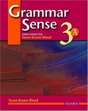 Cover of: Grammar Sense 3: Student Book 3 Volume A (Grammar Sense)