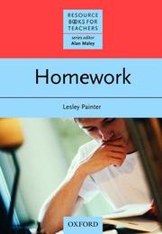 Homework (Resource Books for Teachers) by Lesley Painter