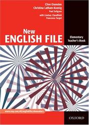 Cover of: New English File (English File Elementary)