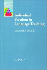 Cover of: Individual Freedom in Language Teaching: Language Education and Applied Linguistics (Oxford Applied Linguistics)