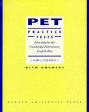 Cover of: PET Practice Tests