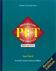 Cover of: PET Preparation and Practice