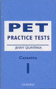 Cover of: PET Practice Tests (Pet Practice Tests)