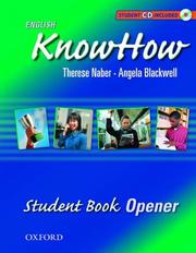 Cover of: English KnowHow Opener: Student Book with CD