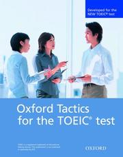 Cover of: Oxford Tactics for the TOEIC Test