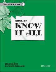 Cover of: ENGLISH KNOW IT ALL: Teacher's Book 1