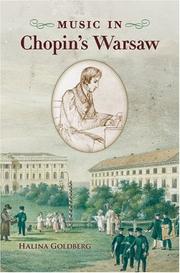 Cover of: Music in Chopin's Warsaw