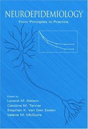 Cover of: Neuroepidemiology | 