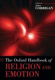 Cover of: The Oxford Handbook of Religion and Emotion by John Corrigan