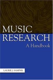 Music research by Laurie J. Sampsel