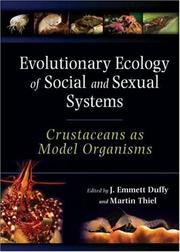 Cover of: Evolutionary Ecology of Social and Sexual Systems: Crustaceans As Model Organisms