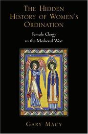 Cover of: The Hidden History of Women's Ordination by Gary Macy
