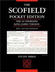 Cover of: The Old ScofieldRG Study Bible, KJV, Special Pocket Edition by C. I. Scofield