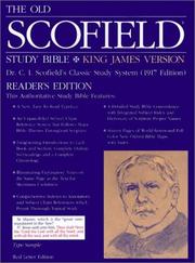 Cover of: The Old ScofieldRG Study Bible, KJV, Reader's Edition by C. I. Scofield