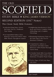 Cover of: The Old ScofieldRG Study Bible, KJV, Classic Edition