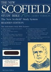 Cover of: The New ScofieldTM Study Bible, KJV, Reader's Edition: King James Version