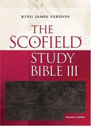 Cover of: The ScofieldRG Study Bible III, KJV